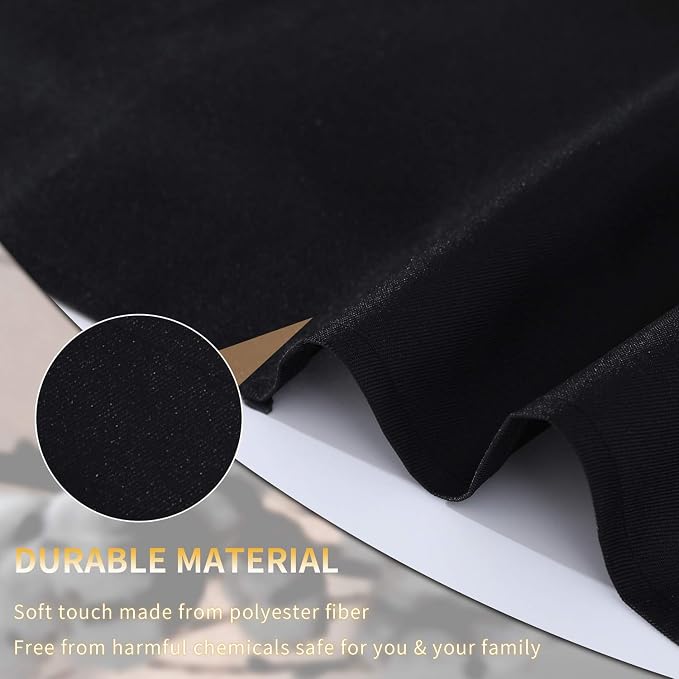 Tosewever 2 Pack Adjustable Bib Apron with 2 Pockets, Waterdrop Resistant Cooking Kitchen Aprons for Women Men Chef Couple BBQ Painting (Black, 2) - Image 7