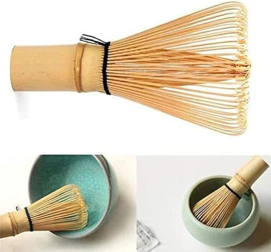 Bamboo Matcha Whisk 100 Prongs Twine Count まっちゃ 抹茶 - Brush 百本立 For Preparing Matcha Japanese Green Tea ~