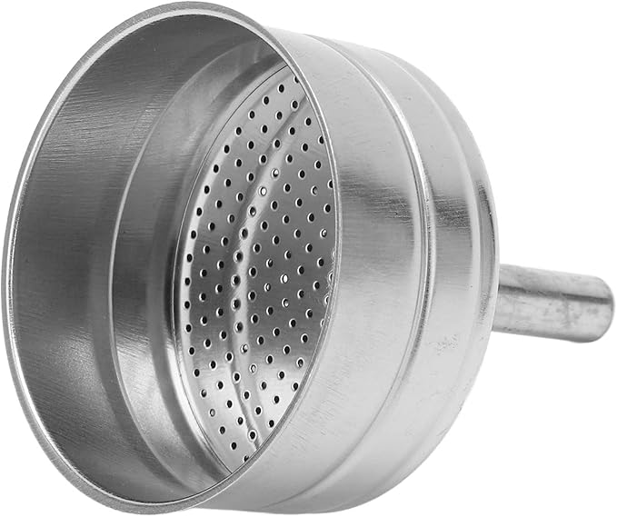 Single Spout Mocha Pot, Stainless Steel Mokapot, Portable Lightweight Stovetop Espresso Maker for Home, Office, Travel, 50ml (50ml)