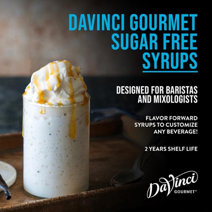 Davinci Sugar-Free Almond Syrup - 750Ml Plastic Bottle, Pack of 2