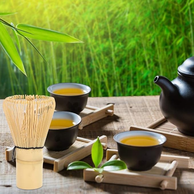 120 Prongs Matcha Whisk, Traditional Whisk for Matcha Tea, Matcha Tea Whisk, Tea Accessory for Making Matcha and Milk Tea