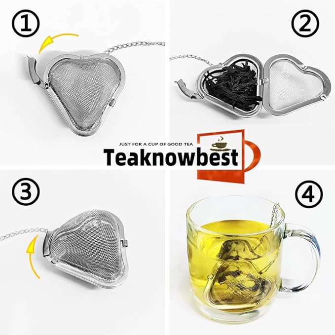 2 Pcs Ragdoll Cat Fun Tea Steeper, Tea Infusers, Heart Shaped Tea Balls + Cute Animal Pendant, Reusable Tea Steeper Makes Afternoon Tea Meaningful (2, cute cat)