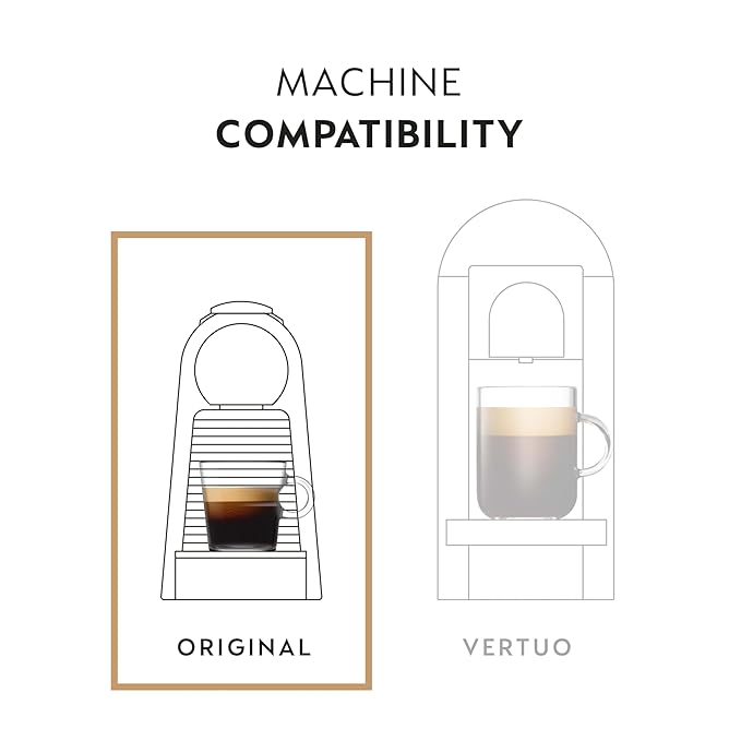 Nespresso Capsules OriginalLine, Arpeggio, Dark Roast Espresso, 50-Count Espresso Coffee Pods