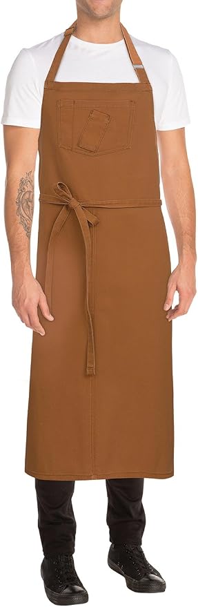 Chef Works Unisex Rockford Chefs Bib Apron - Image 2