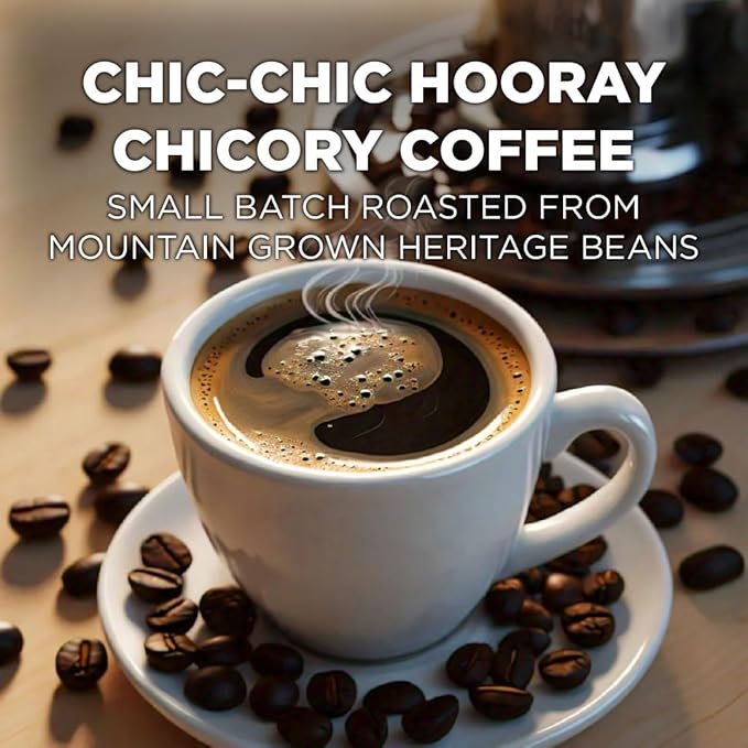 Maud's Chicory Flavored Coffee Pods, 36 ct, Dark Roast Flavored Coffee in Single Serve Pods – 100% Arabica Beans, Compatible with Keurig K Cups Maker