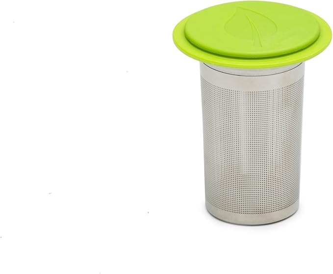 Jarware Tea Infuser Lid for Regular Mouth Mason Jars, Green