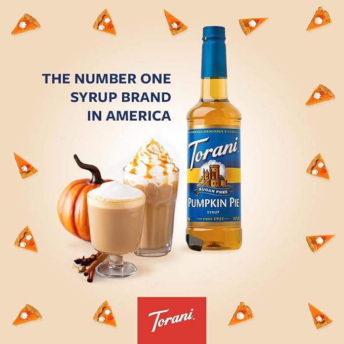 Torani Sugar Free Pumpkin Pie Syrup, 750 ml - Image 4