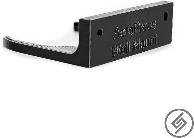 Spartan Mounts Compatible with AeroPress Coffee Maker | Storage and Wall Display, Low Profile, Strong Vertical Storage for Kitchen and Coffee Corner | Space-Saving for Quick & Easy Brewing