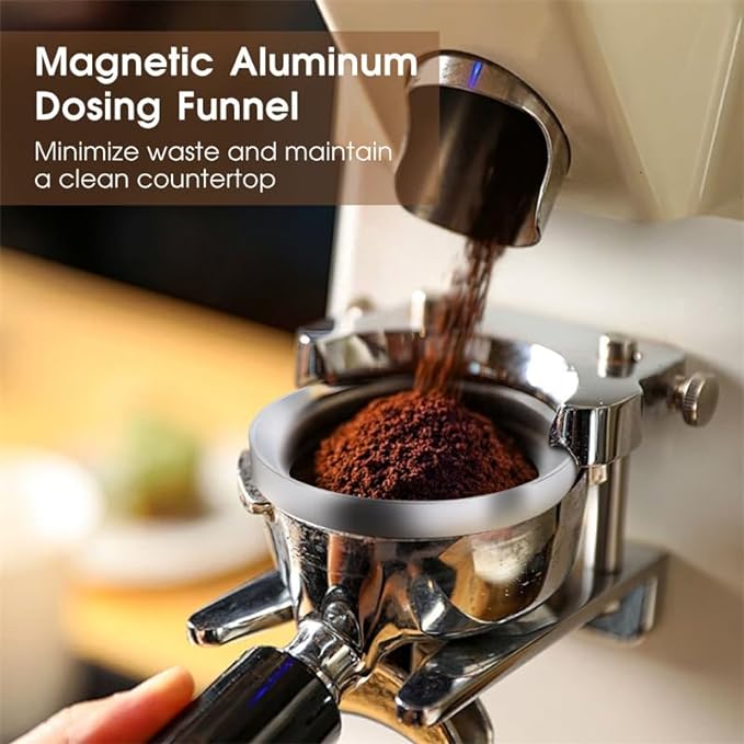Reoszeank 58mm Espresso Accessories Kit, WDT Tool, Dosing Funnel and Puck Screen Set, 316 Stainless Steel Needle Coffee Distribution Stirrer Fits Breville 58 mm Espresso Machines and Portafilter - Image 3