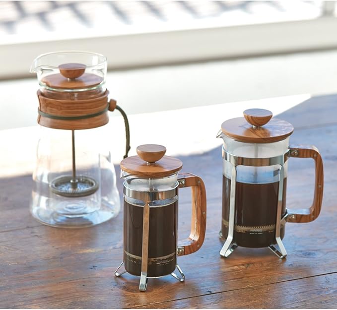 Hario Olive Wood Coffee and Tea Press, 600ml