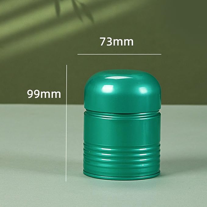 Tea Storage Box Creative Tea Canister Versatile Tinplate Canister Tea Set Accessory Small Tea Containers for Tea Lovers Tea Storage Containers Loose Leaf
