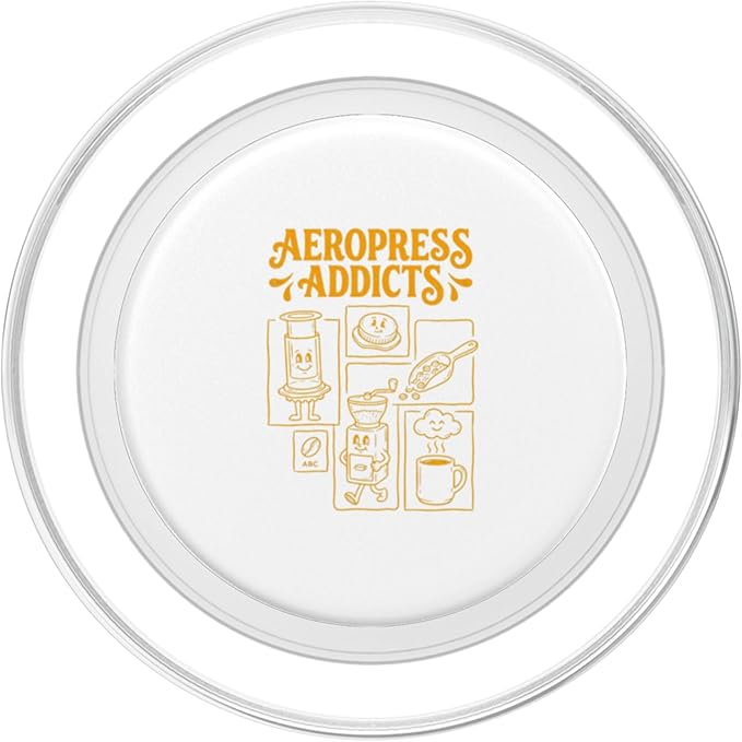 Kawaii Coffee Brewing Characters Shirts AeroPress Addicts PopSockets PopGrip for MagSafe
