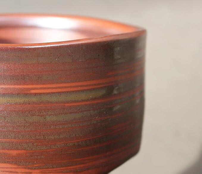 Japanese Traditional Handcrafted Matcha Chawan Tea Bowl Cup Ceremony Tableware Pottery (Tesseki)