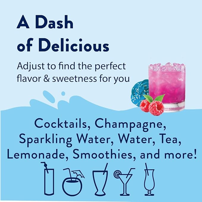 Jordan's Skinny Mixes Sugar Free Syrup, Unicorn Flavor, Fruit Flavored Water Enhancer, Drink Mix for Iced Tea, Lemonade, Drinks, Low Calorie Water Flavoring, Dairy & Gluten Free, Kosher, 25.4 Fl Oz, 2 Pack - Image 5