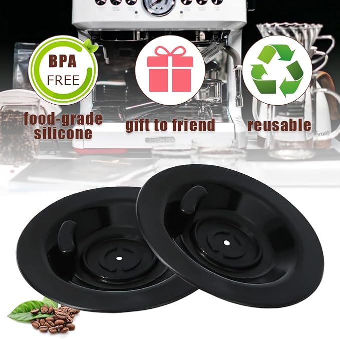 Dianrui 2 Pack Espresso Backflush Cleaning Disc 54mm (with Hole) for Breville Cleaning Disc for Breville Espresso Machine Part BES870XL/878/860/880/810/840/450/500 - Image 4