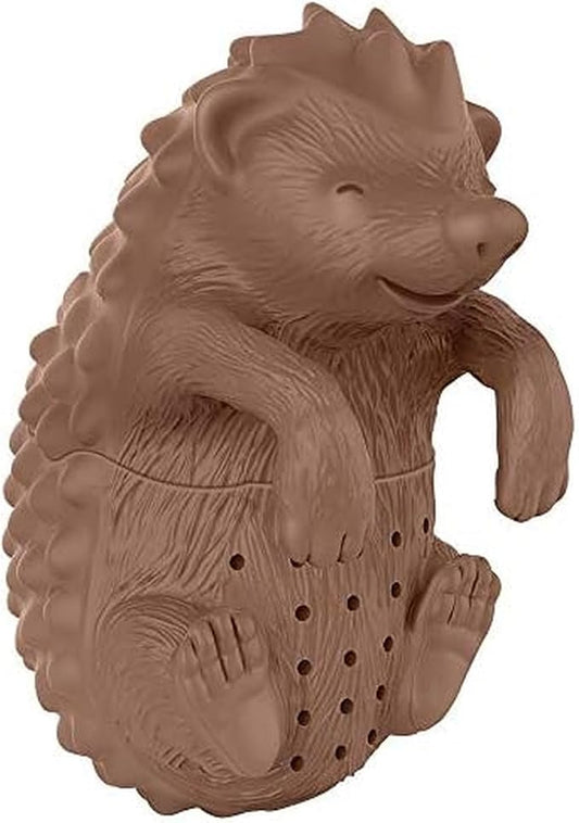 Genuine Fred, CUTE TEA, Hedgehog Reusable Silicone Tea Infuser, Brown, Fun Gift for Tea Lovers, Clever Kitchen Gadget