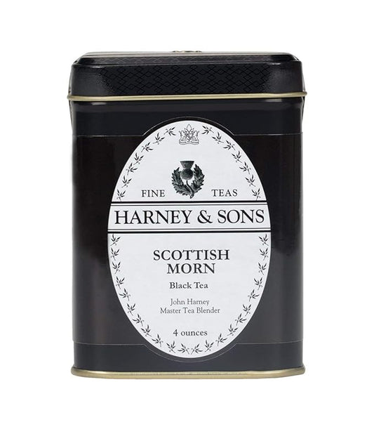 Harney & Sons Scottish Morn Black Tea, Loose tea in 4 ounce tin