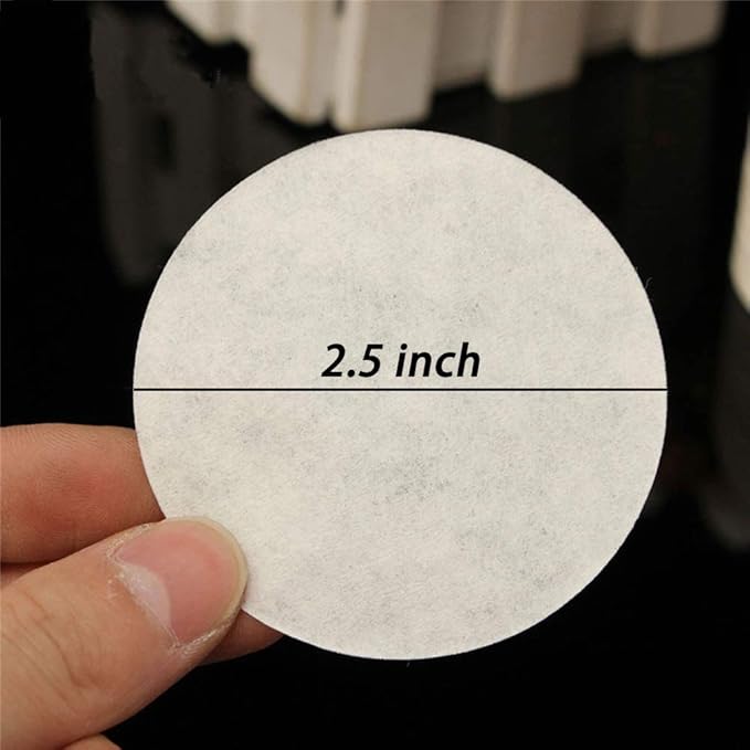 Unbleached Coffee Filters Paper, Universal Replacement for AeroPress, Compatible with Coffee Maker, Round Paper Filters, Natural Brown 500 PCS
