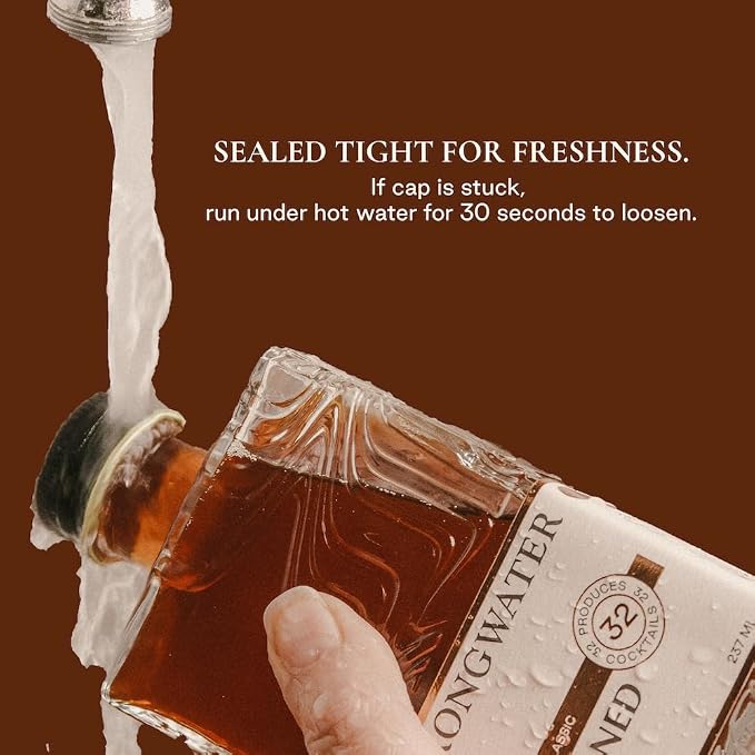 Strongwater Old Fashioned Mix - Makes 32 Cocktails - Handcrafted Old Fashioned Syrup with Bitters, Orange, Cherry, Organic Demerara Sugar - Craft Cocktail Mixer, Just Mix with Bourbon,Whiskey - 1 Pack - Image 5