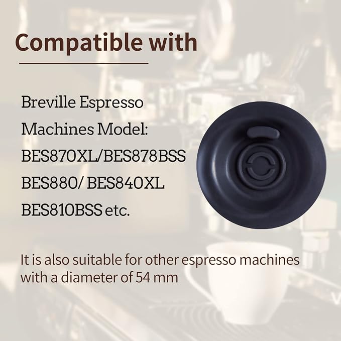 2 Pack 54mm Espresso Backflush Cleaning Disc For Breville Espresso Machines - 54mm Backflush Disc Compatible with Breville BES870XL/ BES878BSS/ BES880/ BES840XL/ BES810BSS - Image 5