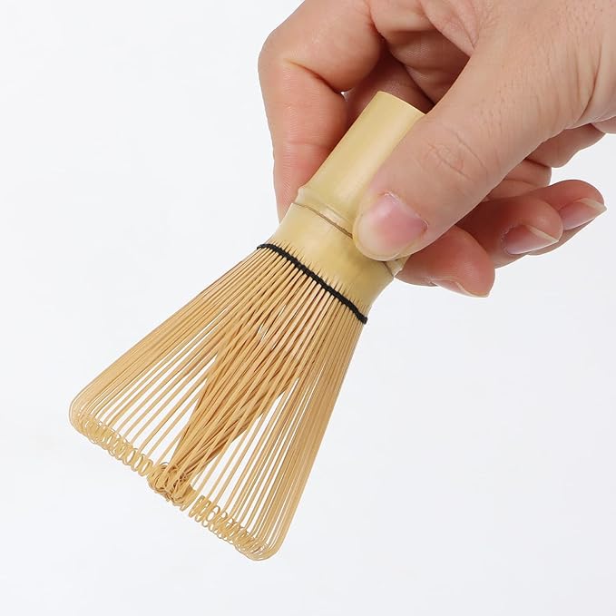 Bamboo Matcha Whisk (Chasen) - 100 Prongs - for Matcha Green Tea Powder