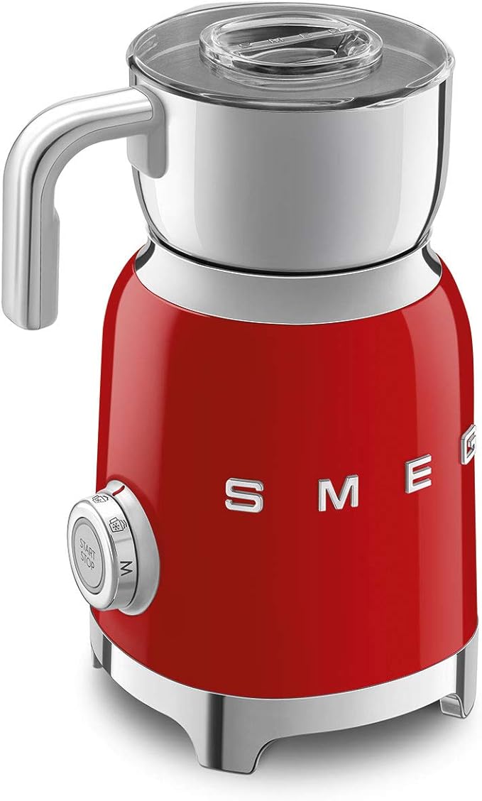 SMEG 50's Retro Milk Frother MFF01RDUS, Red