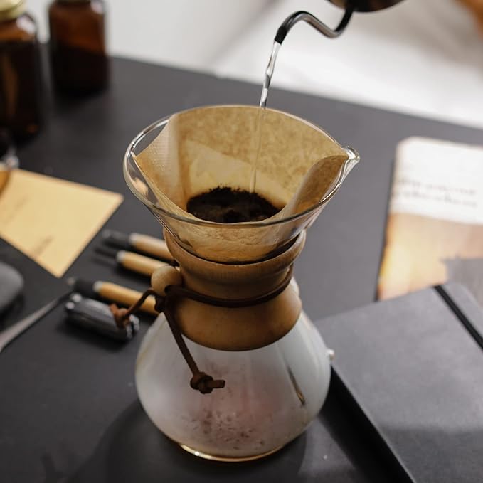 Coffee Filters #4,Cone Coffee Filters 8-12 Cup,100 Count Unbleached Disposable for Pour Over and Drip Coffee Maker