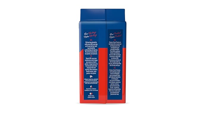 Lavazza Crema e Gusto Ground Coffee Blend, Espresso Dark Roast, 8.8 Ounce (Pack of 4)