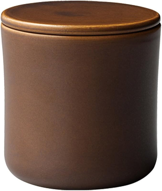 KINTO SCS 27669 Coffee Canister, 20.3 fl oz (600 ml), Brown, Coffee Beans, Storage Container, Microwave and Dishwasher Safe, Gift
