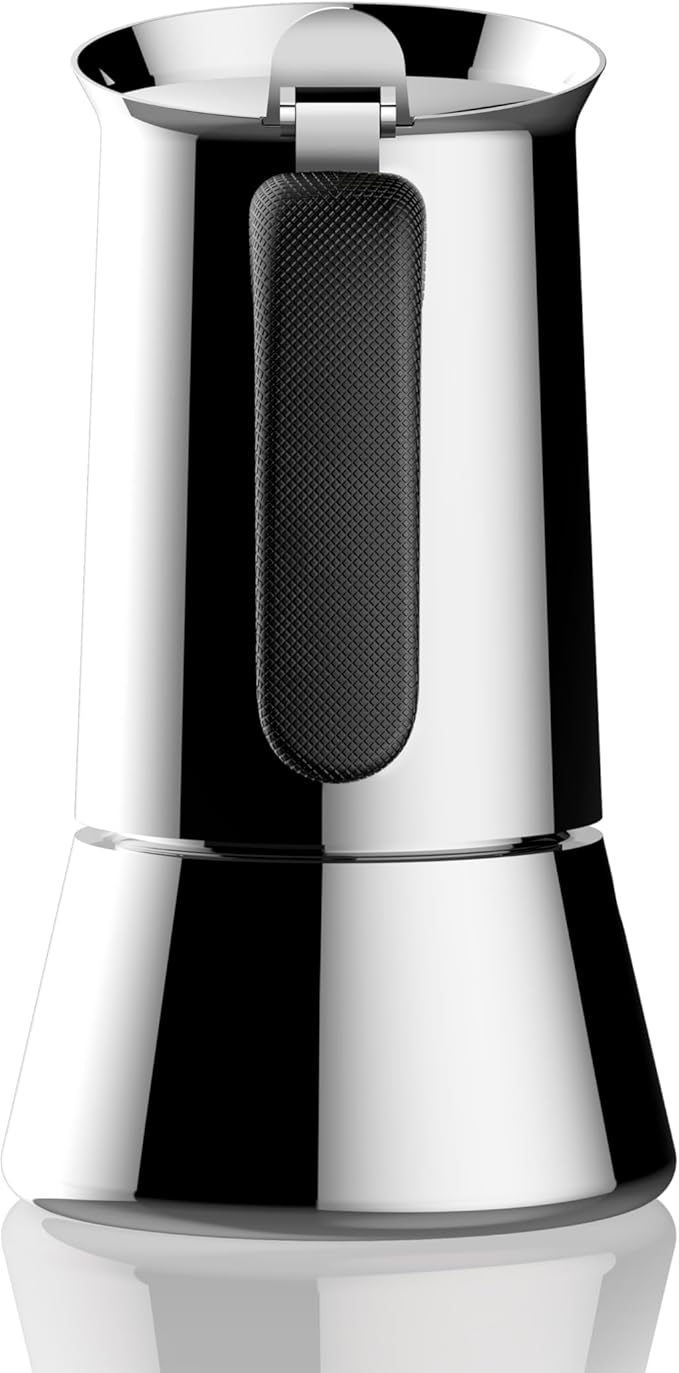 Bialetti Elegance Venus Induction 10 Cup Stainless Steel Espresso Maker