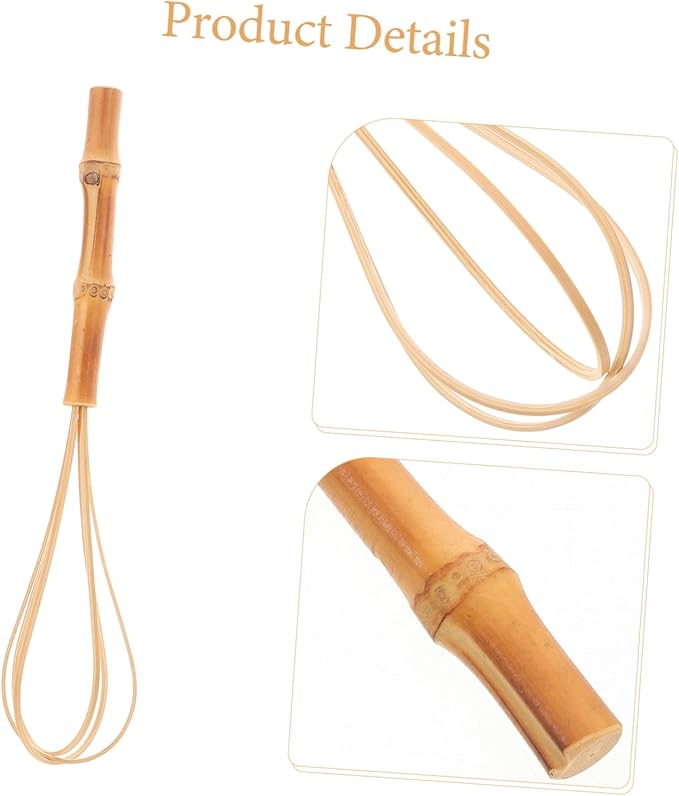 PRETYZOOM Egg Whisk with Ergonomic Handle Manual Kitchen Whisk for Mixing Eggs Cream and Dough Reusable Easy to Clean Baking Tool for Home Cooking