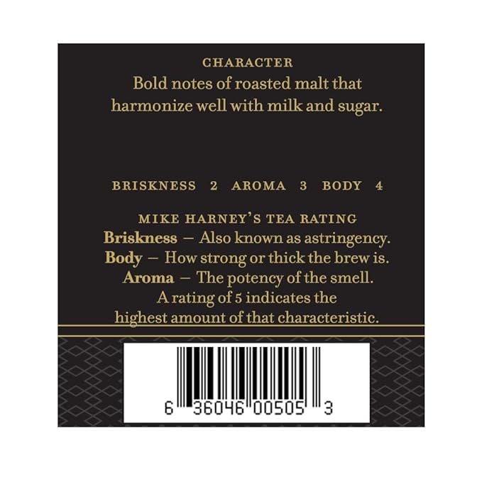 Harney and Sons Irish Breakfast Tea | 4oz Tin 100% Assam Black Tea Loose Leaf, Bold Breakfast Tea