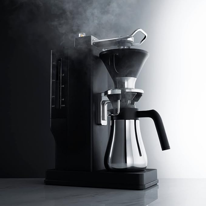 BALMUDA The Brew | Automatic Pour Over Coffee Maker | Clear Brewing Method | Precise Temperature Regulation | Three Brewing Modes: Regular, Strong, Iced | Compact Design | US Version