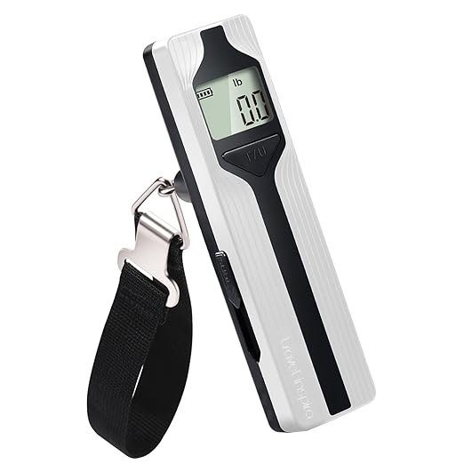 Battery-Free Luggage Scale, Travel Essentials, Portable Handheld Suitcase Weight Scale for for Travel Accessories, 110lbs/50kg
