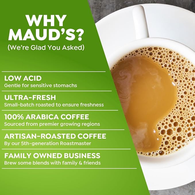 Maud's Donut Shop Coffee Pods, 100 ct, Light Roast Single Serve Pods – 100% Arabica Coffee, Compatible with Keurig K Cups Maker - Image 4
