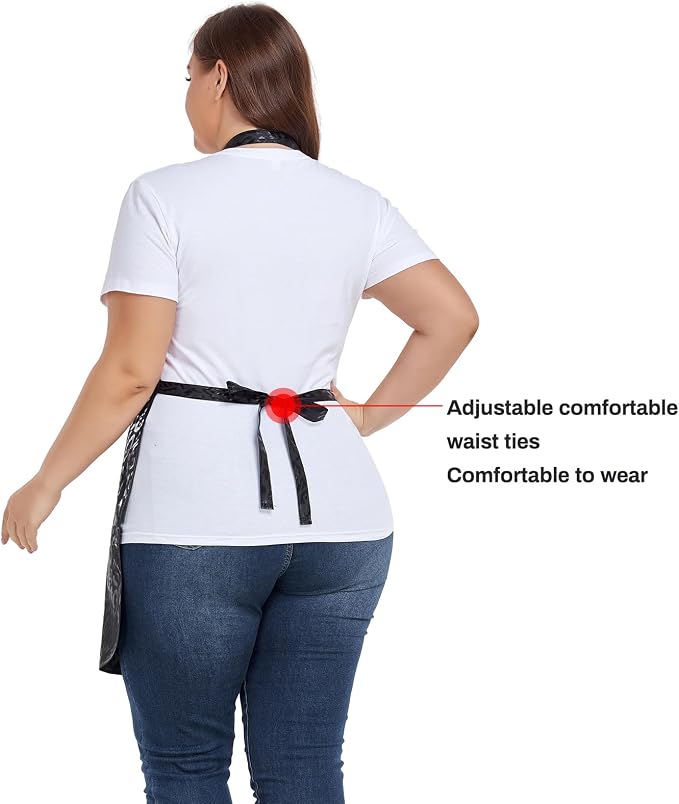 PERFEHAIR Hair Stylist Apron for Women | Lightweight, Hair & Water Repellent with Pockets | Adjustable for All-Day Comfort - Image 4