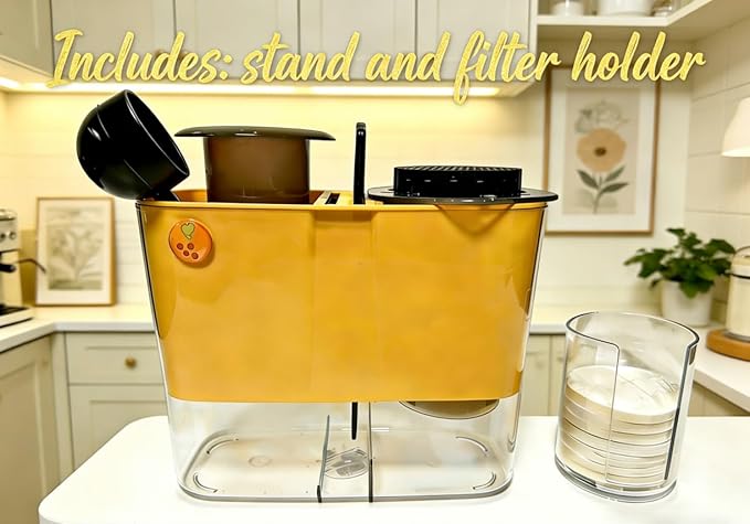Organizer Stand for AeroPress original/Clear, Coffee Bar Station compact Storage Solution Fits AeroPress , Coffee Caddy Holder for Coffee Maker and Accessories