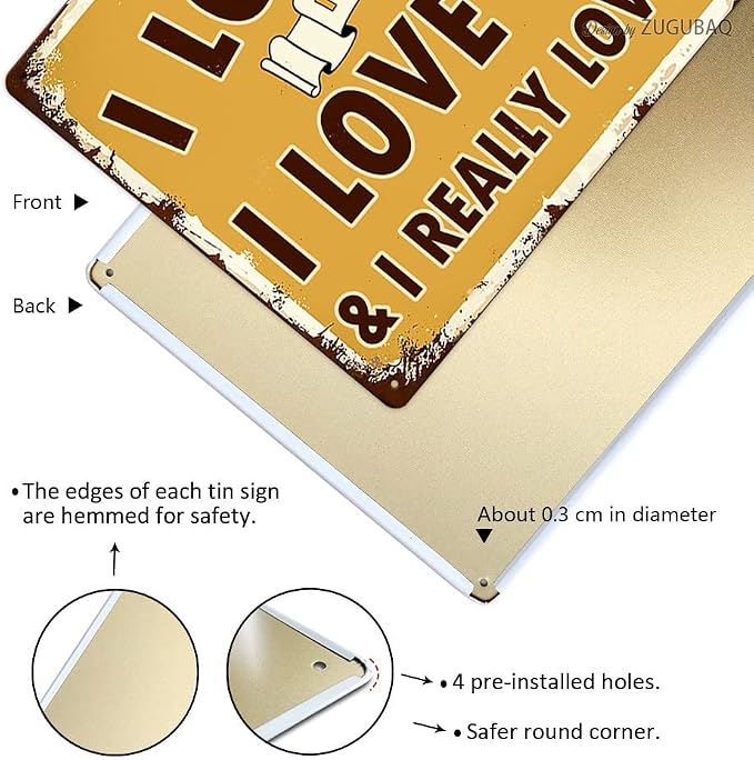 Pizza Tin Signs Vintage Metal Sign Funny Food Art Printing Poster Wall Decor for Home Kitchen Bar Restaurant Cafe Pub Indoor Outdoor 12x8 Inch Hanging Plaque - Image 3