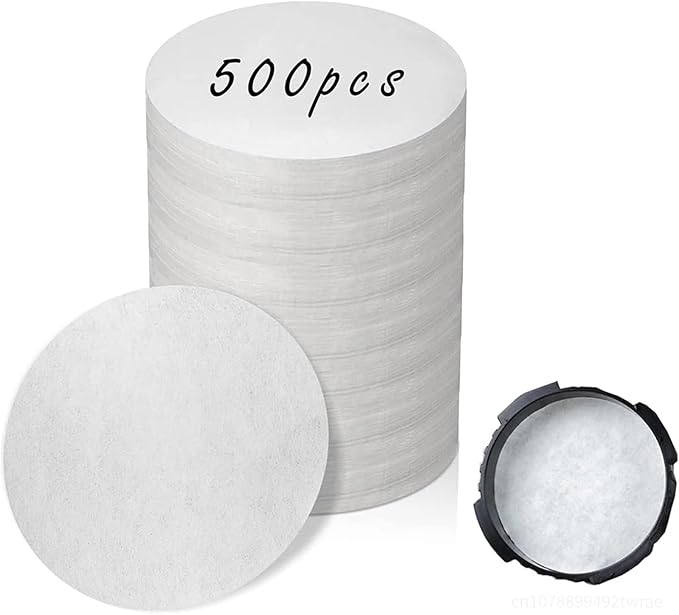 Replacement Paper Filters Round Disposable Coffee Filters Paper，Compatible For Aeropress，Coffee Makers For Brewing Tea Coffee