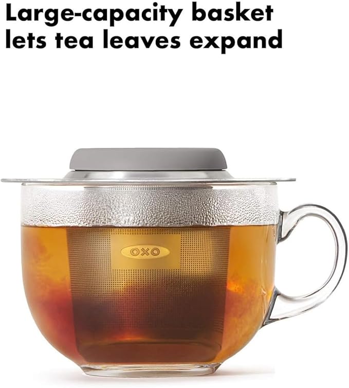 OXO BREW Loose Leaf Tea Infuser Basket (2 Pack)