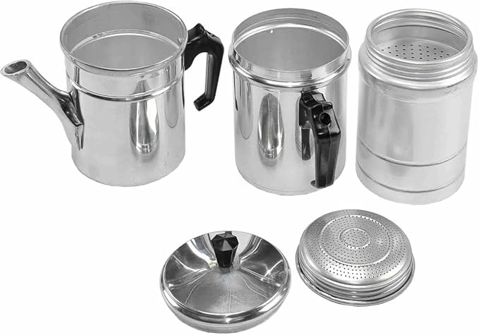 Ilsa 8946 Neapolitan 6-Cup Aluminum Coffee Maker