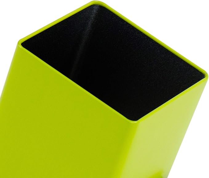 Square Tin Can Empty Cube Steel Box Storage Container kit 65mm Series for Treats, Gifts, Favors, Loose Tea, Coffee and Crafts, Green, 3L