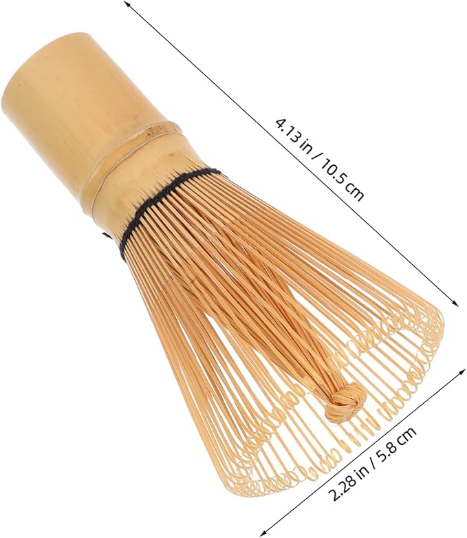 STOBAZA Matcha Whisk Bamboo Tool Tea Stirring and Mixing Traditional Japanese Tea Ceremony Easy to Clean