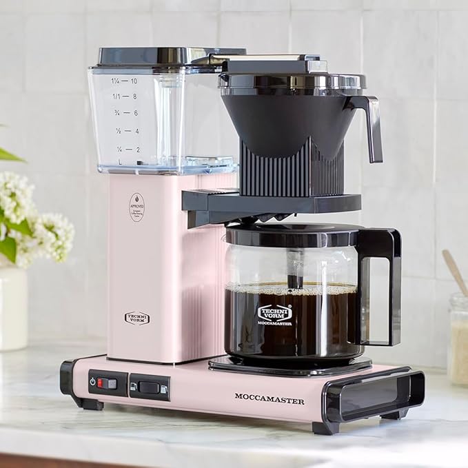 Technivorm Moccamaster 53635 KBGV Select 10-Cup Coffee Maker Cherry Blossom, 40 Ounce, 1.25l