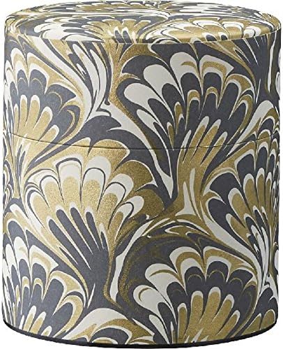 Tea Tin Canister: Florence Collection Wide 5.3oz (150g) TSC-053, Japan