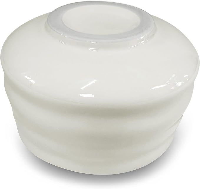 Ceramic Matcha Bowl, Handmade Japanese Green Tea Cup,Matcha Tea Whisk Bowl For Ceremony Chawan 500ml 17oz (White)