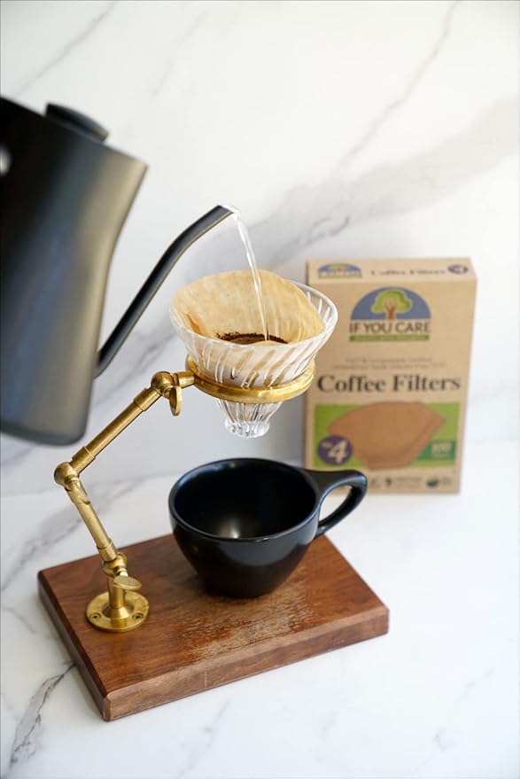 If You Care # 4 Cone Shaped Unbleached All Natural Compostable Coffee Filters, 100 Count (Pack of 1), Chlorine Free