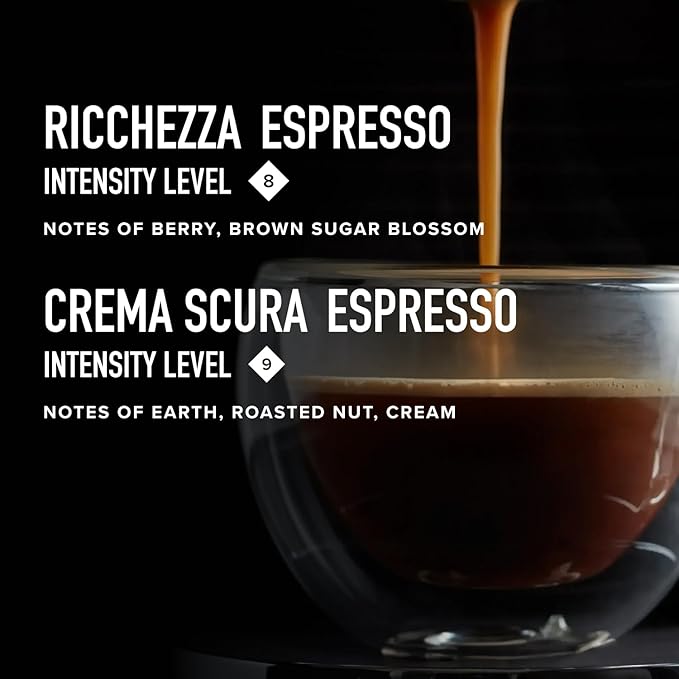 Peet's Coffee, Medium Roast Espresso Capsules Variety Pack, Compatible with Nespresso Original Machine, 100% Arabica Coffee - Intensity 8-9, 40 Count (4 Boxes of 10 Espresso Capsules)