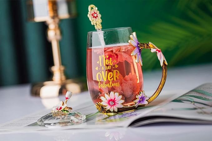 Luka Tech Birthday Gifts for Women, Not A Day Over Fabulous Unique Friendship Gifts for Women,Happy Birthday Gifts Ideas for Her,Friend,Mom, Female,Sister,coworker