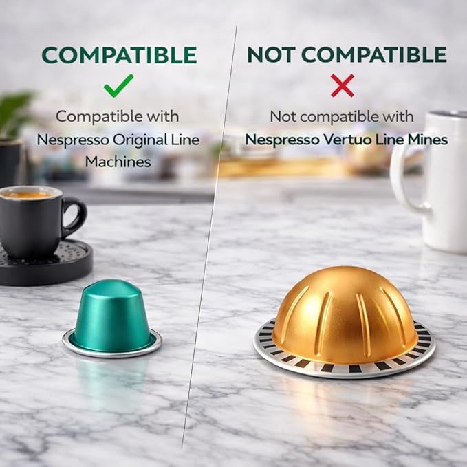 ROSSO CAFFÈ Espresso Coffee Pods for Nespresso Original Machines - 80 Capsules Flavored Pack, 4 Rich and Balanced Flavors (Chocolate, Vanilla, Crème Caramel, Hazelnut) - Made in Italy